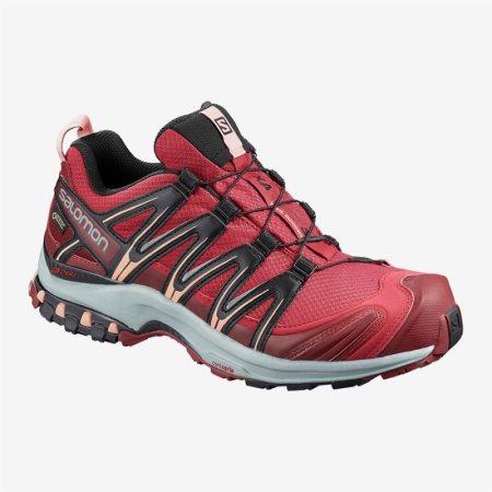 Buty Trekkingowe Damskie Salomon XA PRO 3D GTX W Czerwone - PL 0-KBFX
